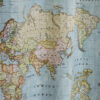 Ύφασμα Λονέτα Worldmap μπλε Φ280