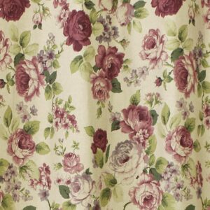 Decocraft-Fabric loneta Roses lila