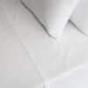 Σεντόνι μονό λευκό Polycotton