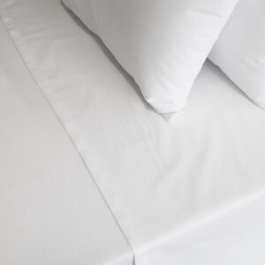 Σεντόνι μονό λευκό Polycotton