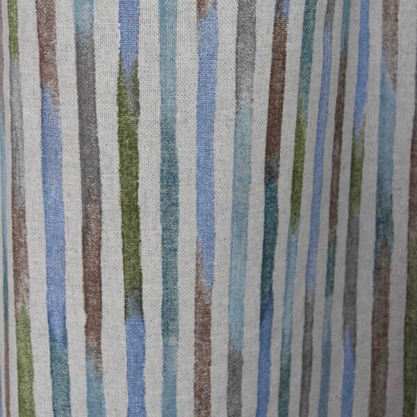Κουρτίνα Λονέτα Watercolor Stripe blue 280x240 με τρέσα