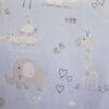 Κουρτίνα Λονέτα Παιδική Animals μπλε 140Χ270 με τρέσα