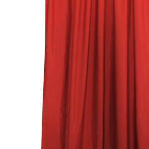 Κουρτίνα Λονέτα Basic κόκκινη 140x260 με τρουκ