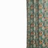 Κουρτίνα Βελούδο Sparrow Flower 135x240 με τρέσα