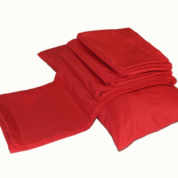 Ριχτάρι τριθέσιου καναπέ Basic κόκκινο