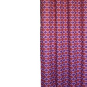 Κουρτίνα Λονέτα Frida μωβ 140x270 με τρέσα