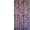 Κουρτίνα Λονέτα Zebra μπλε 140x270 με τρέσα