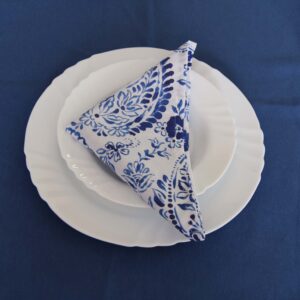 Πετσέτα φαγητού 50x50 Mediterranean μπλε