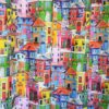Κουρτίνα Λονέτα Favela πράσινη 140x260 με τρουκ