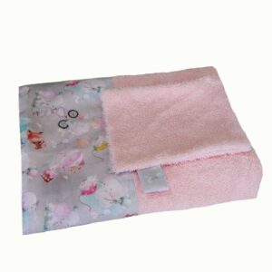 Πετσέτα μπάνιου παιδική Animal Fox ροζ 70x140