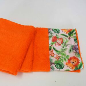 Πετσέτα μπάνιου παιδική Jungle πορτοκαλί 70x140