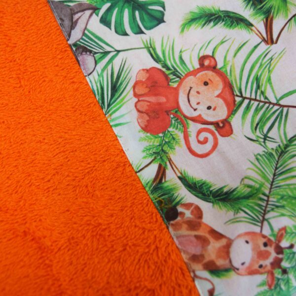 Πετσέτα μπάνιου παιδική Jungle πορτοκαλί 70x140