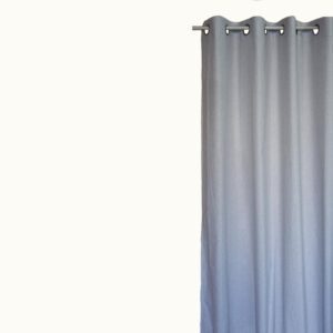 Κουρτίνα Λονέτα Basic natural γκρι 140x260 με τρουκ