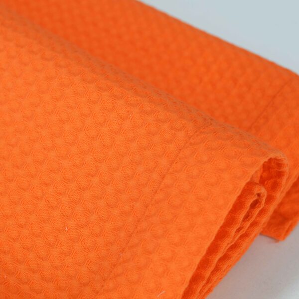 Κουβέρτα αγκαλιάς πικέ Pure πορτοκαλί 80x110