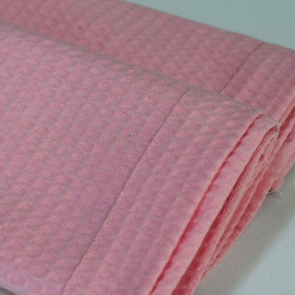 Κουβέρτα αγκαλιάς πικέ Pure ροζ 80x110