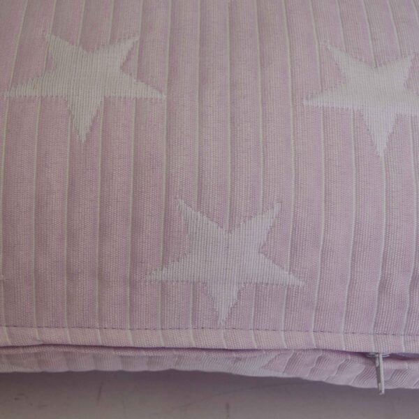 Μαξιλάρι διακοσμητικό ζακάρ Star ροζ 35x55