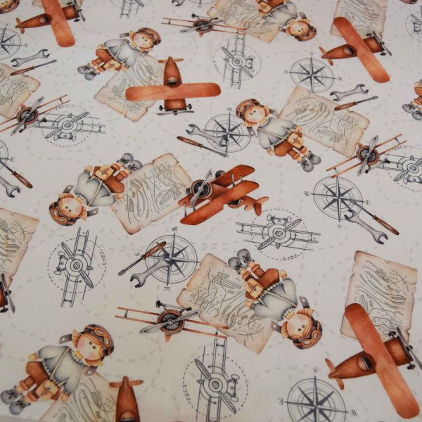 yfasma-bamvakero-paidiko-airoplane-beige-f150